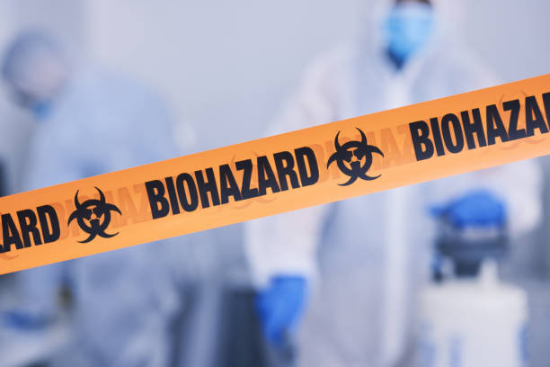 Professional Biohazard Cleanup technician working in Tekamah, NE